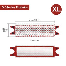 DLAIMI Pack of 3 for Vileda Ultramax XL Floor Mop Replacement Cover, Microfibre Extra Wide Mop Cover, Suitable for All Hard Floors and Washing Machines