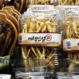 Cheongsal 세척인삼 난발 750g (국산) Washed Ginseng Roots 750g (Korean)