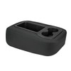 Priprilod Black Leather Center Console Jump Armrest Cover Fit for