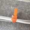 T-shaped Cable Management Velcro Tie Fixing Strap 10P (WFIQCYA) / T형 선정리 찍찍이타이 고정스트랩 10P (WFIQCYA)
