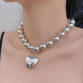 OKKEDY Gold Pearl Necklace for Women, 14K Gold Plated Fashion Layered Pearl Necklace