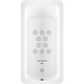 Kahuna Grip Bathtub Bath and Shower 3" Circle Non-Slip Traction Treads (Clear)