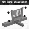 Trailer Dual Hitch Flag Pole Holder Step for 2 Inch