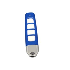 Universal Copy Remote Key Smart Home Remote Control Key Fob, 4 Buttons Cloning Wireless Remote Control Key Fob 433mhz for Car Garage Door Gate Skylight (Black-Black ABCD) (Blue-White, ABCD)