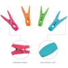 Pack of 48 Clothes Pegs, Sturdy Plastic Clothespins, Colourful Clothes