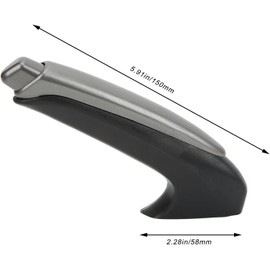 Cubierta Protectora de Manija del Freno de Mano Cubierta Protectora del Mango del Freno de Mano de Emergencia del Freno de Mano 47115‑SNA‑A82Z para Coupe Sedan 2006‑2011 Protector de freno de