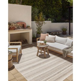 Loloi Amber Lewis Malibu Collection MAB-02 Ivory/Multi 2'-3" x 3'-9" Accent Rug