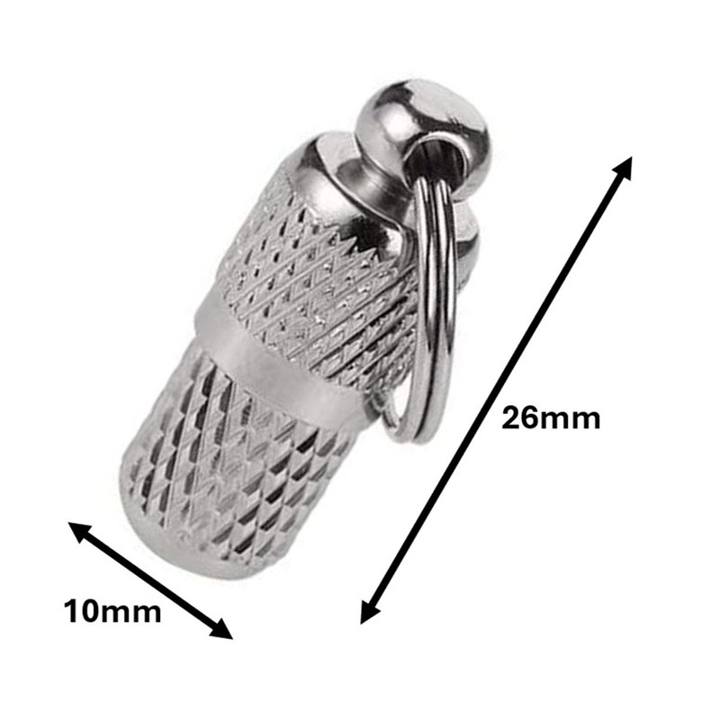 LARRYROO Pack of 1 - ID Pets, Barrel Tube Tag
