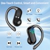 DUSONLAP Open Ear Headphones Bluetooth, IPX7 Waterproof Sports Headphones for