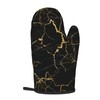 Lukbfall Black Marble Texture Oven Mitts and Pot Holders 2