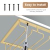 Xverycan Wine Glass Rack Under Cabinet, 6 Row Extreme Large
