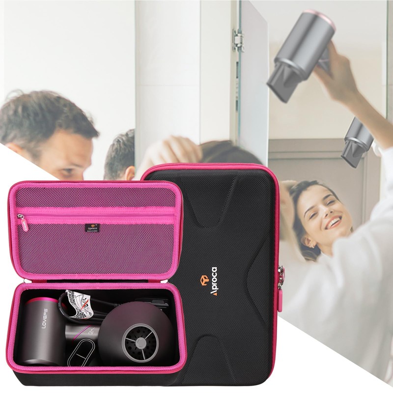Aproca Portable Dryer Case Fit LOVEPS Hair Dryer and Accessories-Storage