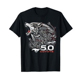 5.0 Coyote Distressed Enthusiast for men women squad T-Shirt