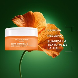 YVES ROCHER - Glow Energie Crema Facial con Vitamina C y Capuchina Naranja Hidrata, Ilumina y Alisa Todo tipo de piel Vegana 50 ml
