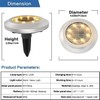 Torchtree 2023 Upgraded Solar Lights Outdoor Garden, 4 Pack Solar