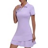 GGOV Womens Two Piece Tennis Golf Dress UPF 50+ Active