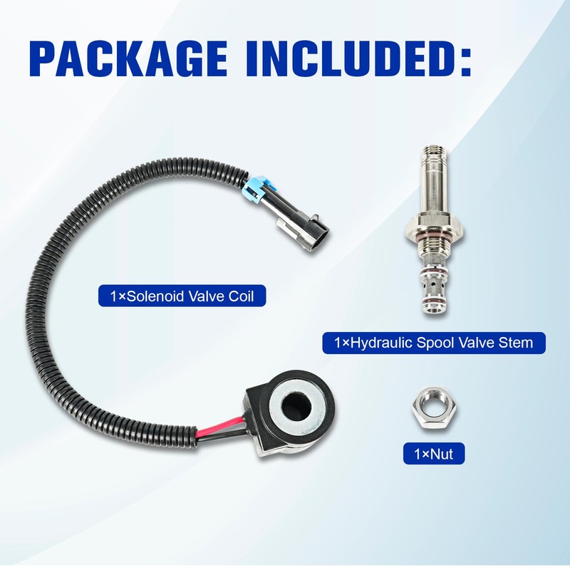 Kozlira Solenoid Valve Coil and Hydraulic Spool Valve Stem Element