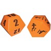 1-Pair of 10 Sided Foam Fitness Dice (1 die with