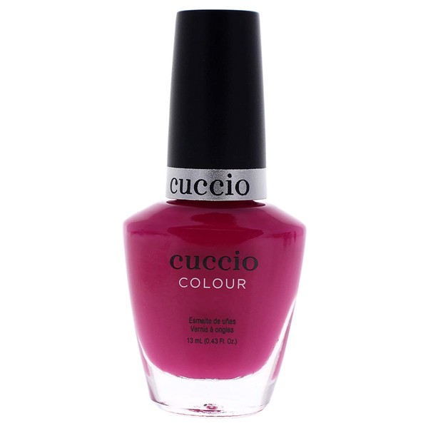 Cuccio Colour Nail Polish - Singapore Sling - Nail Lacquer for Manicures & Pedicures, Full Coverage - Quick Drying, Long Lasting, High Shine - Cruelty, Gluten, Formaldehyde & 10 Free - 0.43 oz
