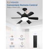 ZMISHIBO 2 Pack 17.9 Inch Socket Fan Light with Remote,