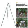 BBQ Tripod Frame with Chain and Hook Storage Bag Adjustable