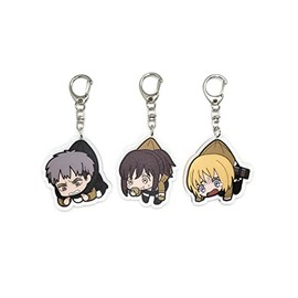 EBTY DREAMS Inc. - Set of 3 AoT Attack Titan Shingeki no Kyojin Acrylic Keychain Armin Arlert, Jean Kirstein, Sasha Blouse v2