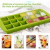 2PC Molde de Silicona para Hielo en 3D Molde,CREATESTAR Moldes