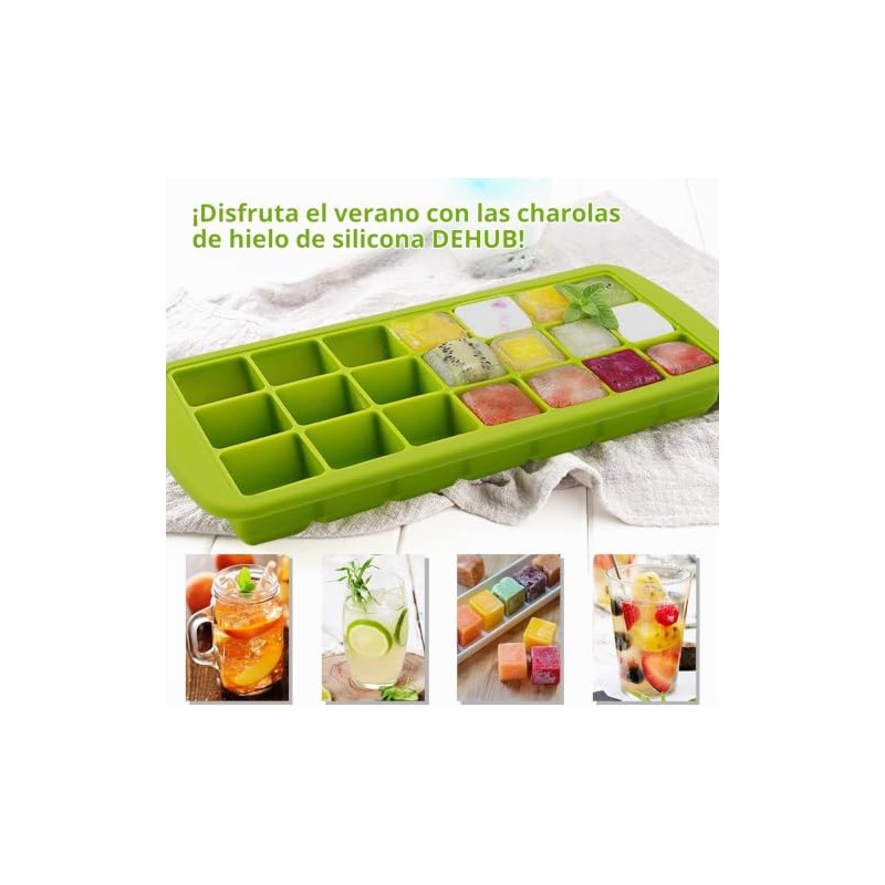 2PC Molde de Silicona para Hielo en 3D Molde,CREATESTAR Moldes