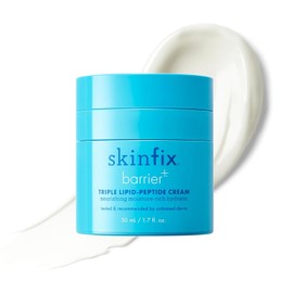 Skinfix Crema Triple Lípido-Péptido - 1.7 oz - Crema Facial Rica Hidratante con Ácido Hialurónico - Hidrata y Restaura la Piel Seca y Sensible - No Comedogénica, Sin Fragancia, Vegana, Libre de