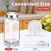 2Pcs 4oz Glass Spice Jars with Shaker Lids, Spice Jars