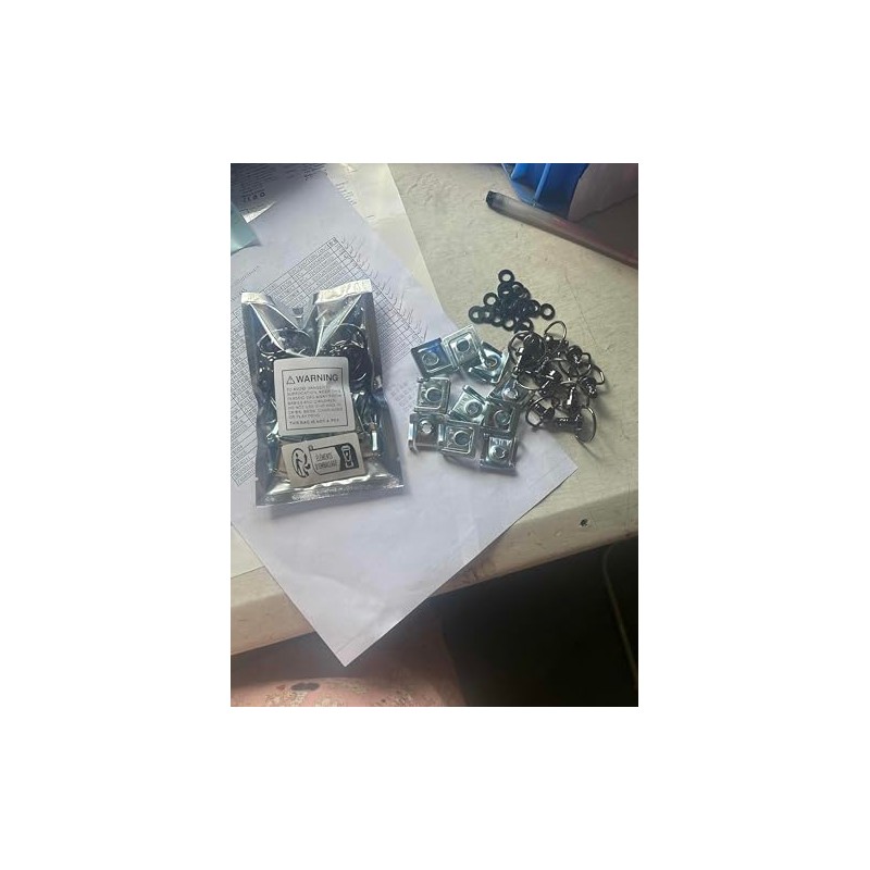 Oldbones 10 x Black Chrome Quick Release D-Ring Clasps Type