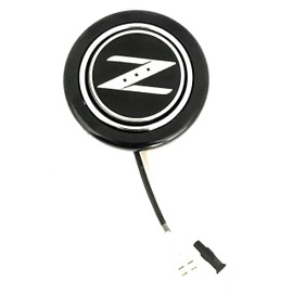 Z Logo Steering Wheel Horn Button Compatible with Nissan 350z 370z Fairlady Z for Aftermarket steering wheels