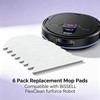 Mop Pads Compatible with Bissell FlexClean FurForce Robot-6 Pcs