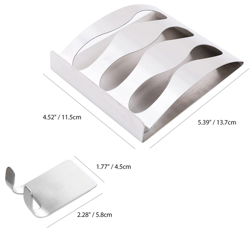 Stainless Steel Toothbrush Holder 3 Holes, Razor Holder 1 Holes