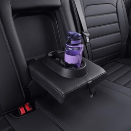 LUCKYMAN CLUB Rear Silverado Seat Covers Fit for 2007-2025 Chevy Silverado Sierra 1500 2500 3500 Crew,Double,Extended Cab with Water Proof Faux Leather (Black Rear Covers)