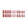 Medium Valentine's Press On Nails Coffin Red Fake Nails with