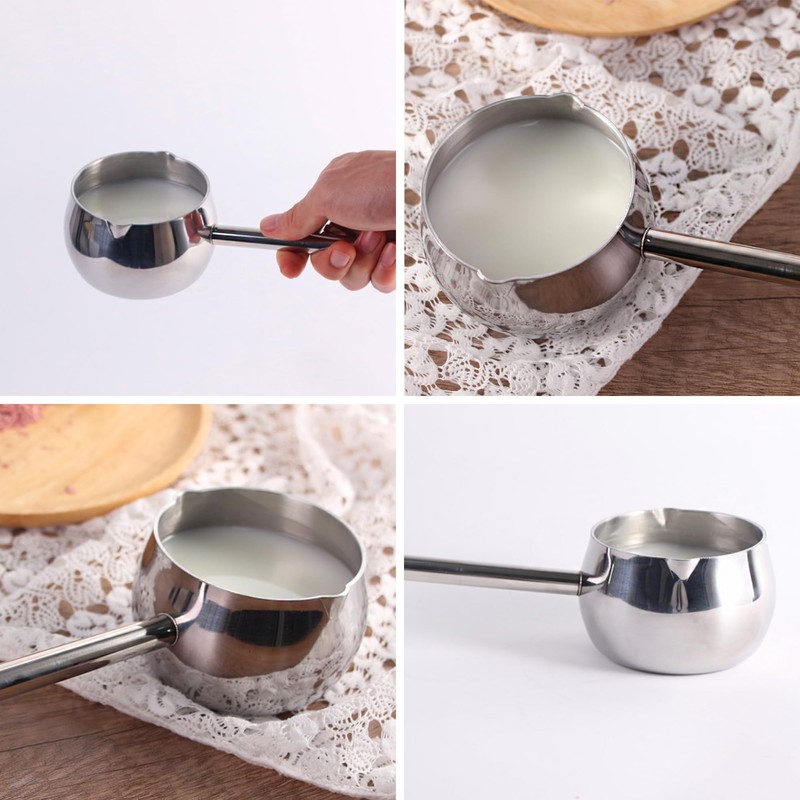 IMEEA Mini Butter Warmer Pot, 10oz/300ml Extra Small Milk Warmer,