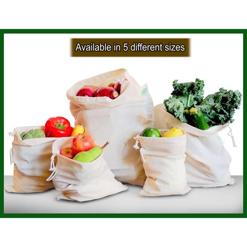 Potato Storage Bags for Pantry - Organic Cotton Potato Sacks