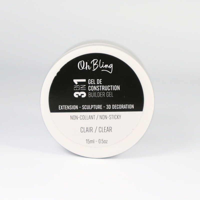 Oh Bling Builder Gel 3 in 1 Clear - 15ml
