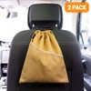 GNEGNI 2PCS Car Garbage Can, Hanging Car Trash Bag with