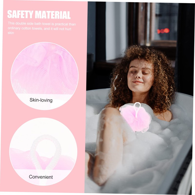 SUPVOX Dormitory Home Use Bath Towel Set Shower Scrubber Back