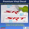 Reflective Concepts - SRT Front and Rear Badge Overlay Decal