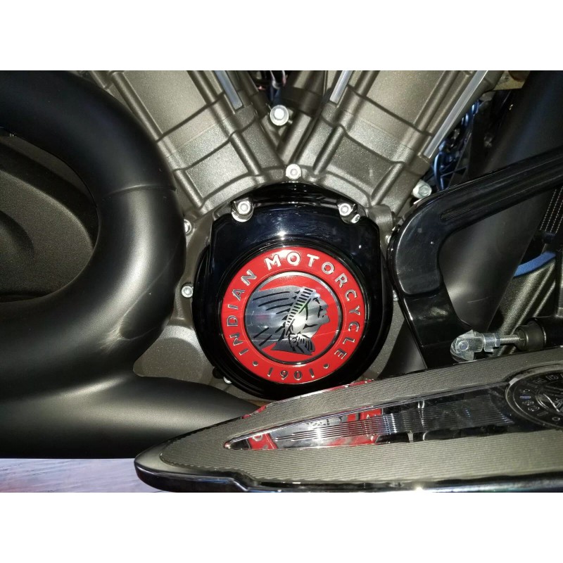 INDIAN CHALLENGER MOTORCYCLE CAM COVER DECAL SET