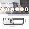 AINMEGE Knife Sharpeners, 2 Stage Best Knife Sharpener, 3-in-1 Quality