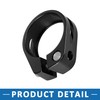 A ABSOPRO Bicycle Seat Clamp Seat Post Clip Black 31.8mm
