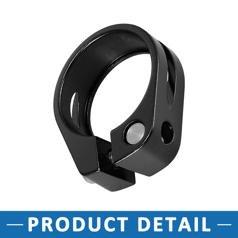 A ABSOPRO Bicycle Seat Clamp Seat Post Clip Black 31.8mm
