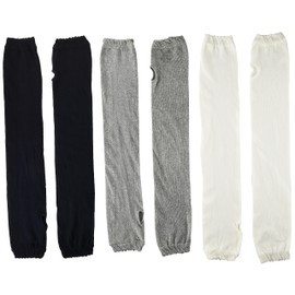 Iashi 12841-993-990 Women's Organic Cotton Arm Cover, Back mesh plain