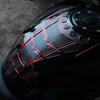 VMINGO Calcomania Moto Fishbone Engomado Tanque Sticker con Relieve Gasolina