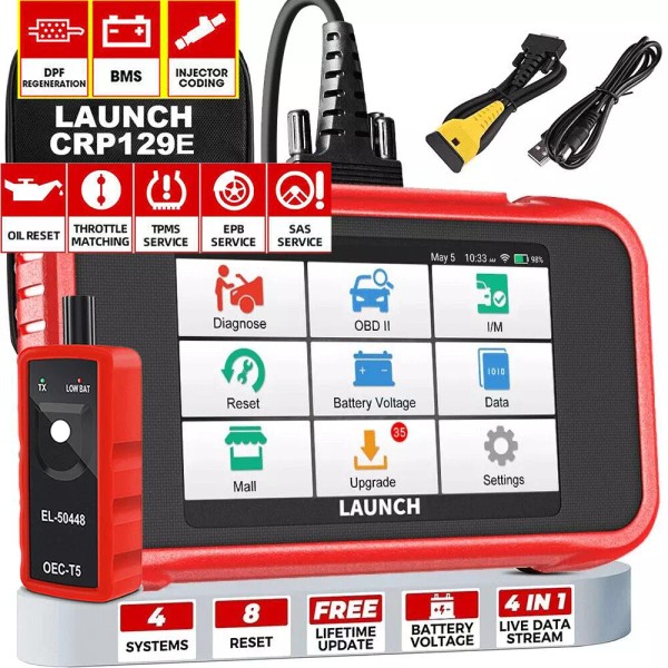 Better X431 CRP123 CRP129 Creader VII+ 2025 Launch CRP129E OBD2