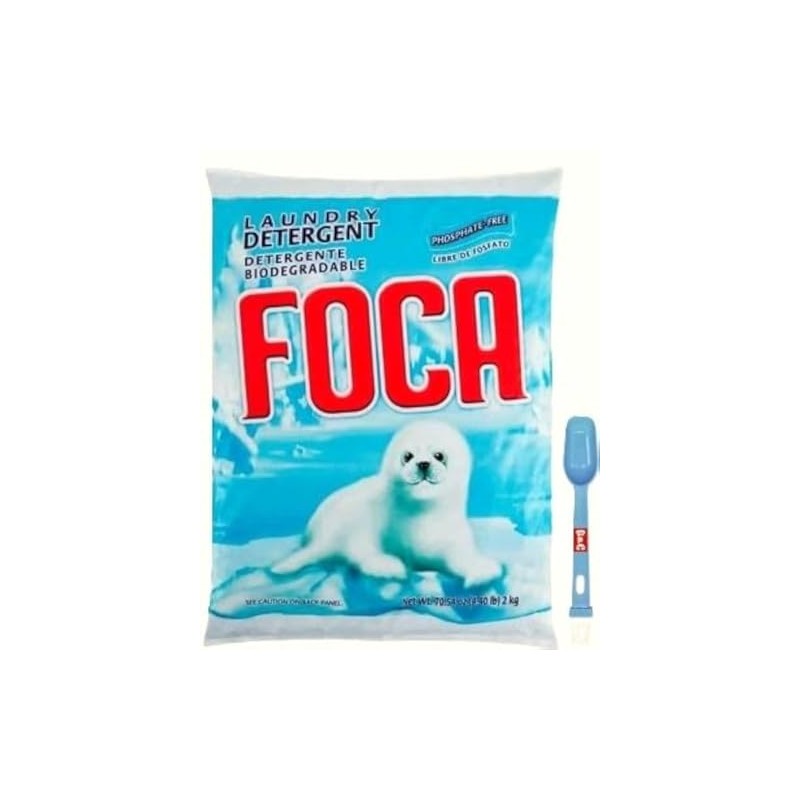 VECOSAS Foca Laundry Detergent 4.4 lb Bag - with Spoon.,